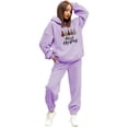 thumbnail image 1 of Heiheiup Ladies Christmas Tree Print Casual Loose Two Piece Pantsuit, 1 of 4