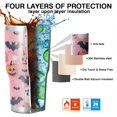 thumbnail image 7 of 30oz Cute Pumpkin Ghost Halloween Pattern Tumblers Stainless Steel Tumbler with Lid and Straw,Vacuum Insulated Double Wall Travel Tumbler Cups Mug with Cleaning Brush for Coffee,Tea, 7 of 7