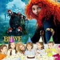 thumbnail image 3 of Brave Princess Merida Backdrop Banner Party Supplies Poster Movie Theme Background for Photography Kids Birthday Decorations, 3 of 5