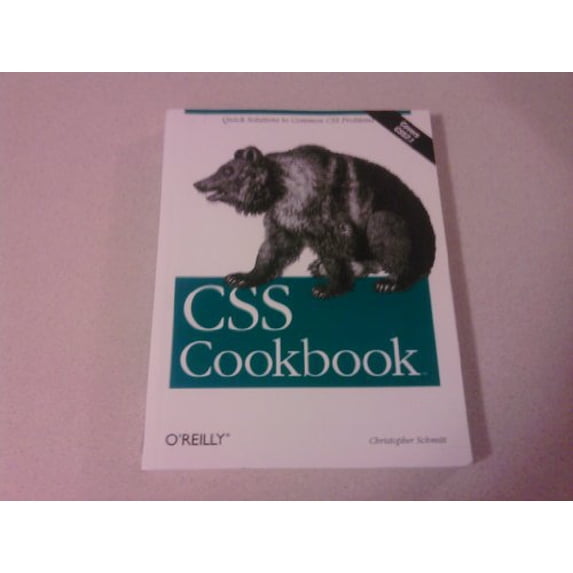 Pre-Owned CSS Cookbook (Paperback) 0596005768 9780596005764