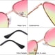 thumbnail image 2 of Gafas de Sol Frienda en Forma de Corazón Vintage Multicolor para Mujer, 2 of 7