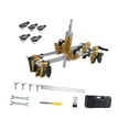 thumbnail image 4 of Kit de abridor de orificios para cerradura de puerta, herramienta de plantilla de cubierta antipolvo de silicona para reparación de puertas de hotel con 5 cabezas, 4 of 8