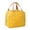 Yellow, variant on SUYOLL Cute Quilted Floral Lunch Tote Bag For Women Light Retro Pastoral Style Reusable Insulated Cooler Bag With Front Pocket For Work School Picnic Beige