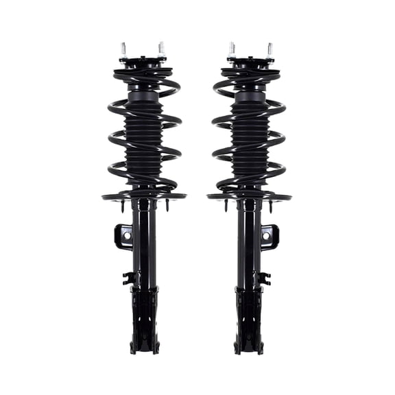 Pair Front Left-Right Quick Complete Strut-Coil Spring For 2011 2012 Ford Explorer FWD