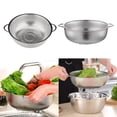 thumbnail image 1 of Colador de malla Fina Macarena 2 Piezas de acero inoxidable Almacenamiento de cocina, 1 of 8