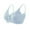 Blue, variant on Penkiiy Women Nursing Bras Ladies Comfortable Breathable No Steel Ring Front Buckle Breastfeeding Bra Woman Underwear Gray Bras