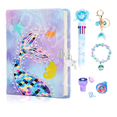 thumbnail image 1 of Diario De Sirena Para Niñas Con Candado Y Llaves Xtellar morado, 1 of 3
