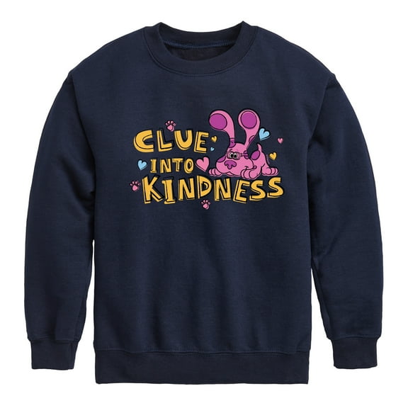 Blue's Clues & You! - Clue into Kindness - Toddler & Youth Crewneck Fleece Sweatshirt