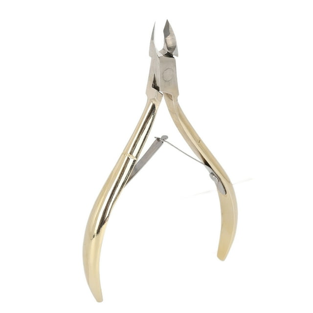 Cuticle Cuticle Trimmer Cuticle Nippers Stainless Steel Cutter Clipper Nail Dead Skin Clipper Remover Tool With Protective Cover Golden