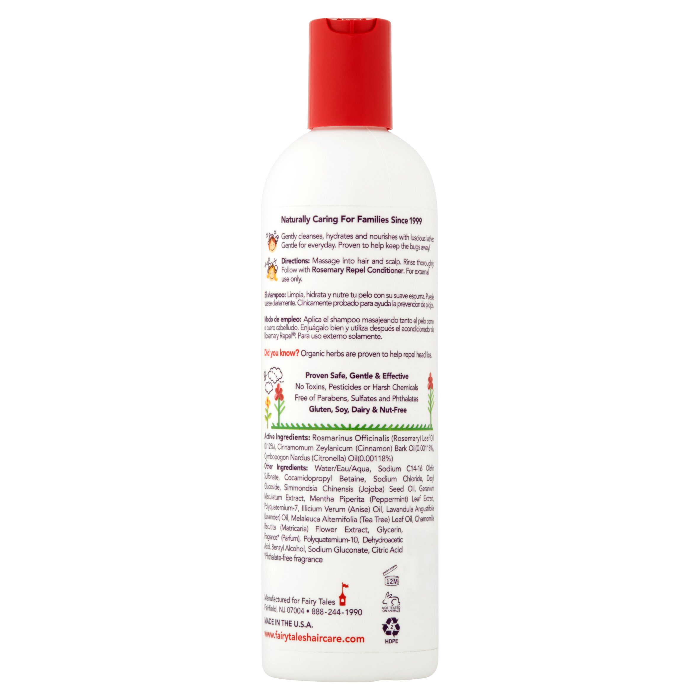 Fairy Tales Rosemary Repel Daily Kid Shampoo for Lice Prevention, 12 Fl Oz - image 2 of 8