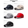 thumbnail image 2 of Men Baseball Cap Sunscreen Wind-proof Rope Fast Dry Letter Reflective Strip Outdoor Casual Hat, 2 of 8