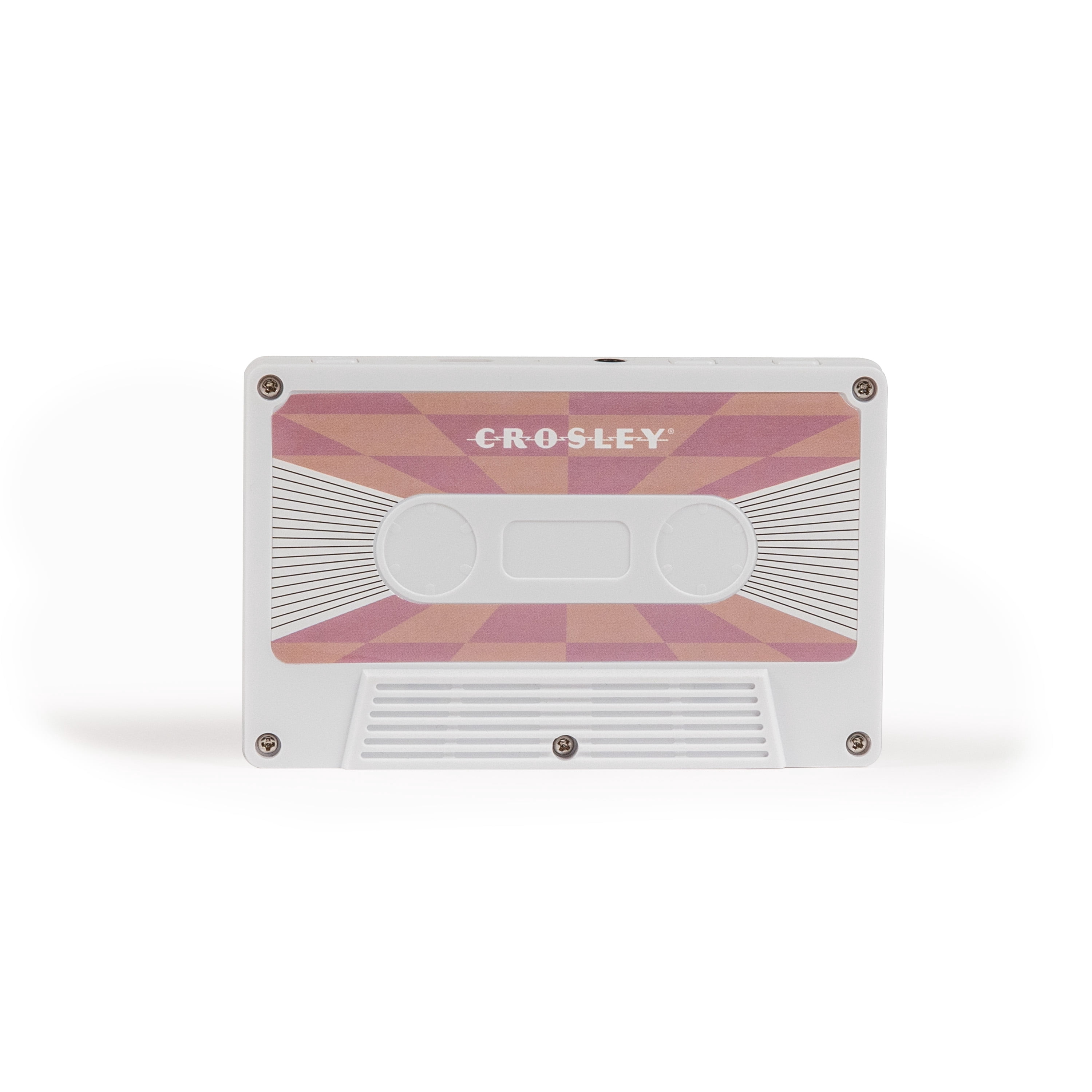 Crosley Cassette Retro Portable Bluetooth Speaker, Rechargeable Wireless Speakers, Storage Case