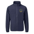 thumbnail image 2 of Men's Cutter & Buck  Navy LA Galaxy Big & Tall Charter Eco Knit Recycled Full-Zip Hoodie Jacket, 2 of 3