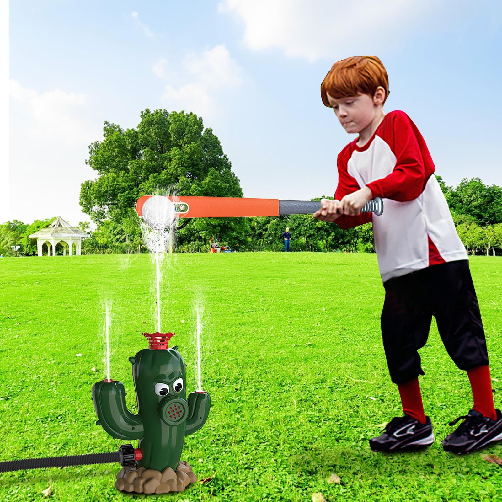 RoamHome Outdoor Garden Sprinkler for Kids - Summer Water Play Toy & Lawn Watering Tool with Adjustable Spray, Fun Backyard Sprinkler System for Family Fun & Plant Irrigation.