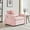 Pink, variant on Noble House 35.43" Velvet 3-in-1 Sofa Bed Chair, Modern Adjustable Tufted Single Sleeper, for Small Space, Creamy White