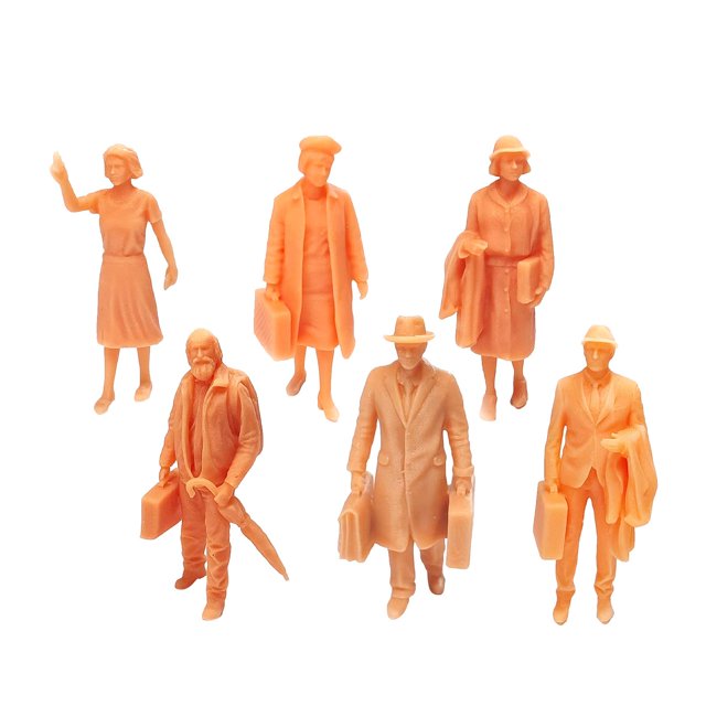 10x figuras de arte de estilo de viaje simulado 1/64 decoración de resina Color coleccionable mismo muñeca blanca DIY modelo de