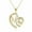 Gold-GD, variant on TIMIFIS Necklace Exquisite Women's Gold Silver Rose Gold Mom's Love Shaped Diamond Necklace - Summer