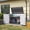 White 35 Cu.Ft/no shelves, variant on Outdoor Storage Shed, 35 Cu.Ft Vertical Storage Sheds Outdoor with Floor & Shelves, Outdoor Waterproof Storage Cabinet for Garage Storage, Pool Storage, Bike Shed, Garden Shed (White)