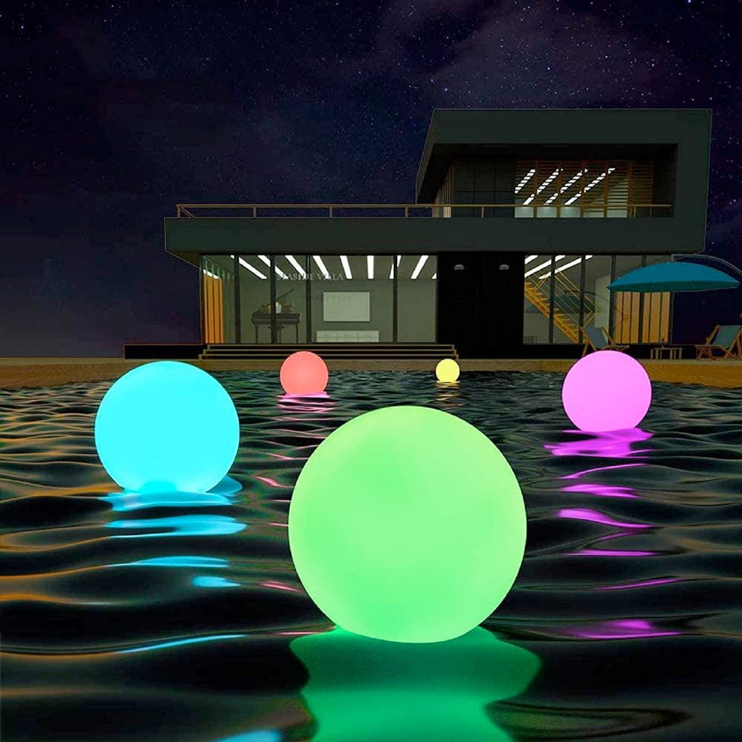 Floating Pool Lights, 3PCS Soft Glowing Ball Light 13 Colors LED