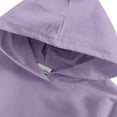 thumbnail image 6 of KAUOD Girls Cotton Pullover Hooded Dress Long Sleeve Plain Fall Casual Dresses Kids Toddler Soft Lightweight Hoodie Tops, 6 of 7