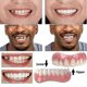 thumbnail image 4 of Extra Thin Fake Bright White Tooth Veneers Silicone Soft Safe Adhesive Denture Hide Shade Braces Comfortable Teeth Orthodontic, 4 of 5