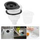 thumbnail image 3 of 2 piezas de accesorios para cama de champú, tapón de drenaje para canal de agua, suministros de salón, tapón de drenaje de lavabo de cerámica, colador para cama de champú, 3 of 6