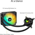 thumbnail image 2 of ASUS 90RC00H1-M0AAY0 Water Cooler with Optimized Airflow, Black, 2 of 3