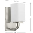 thumbnail image 6 of P300368-009-Progress Lighting-Cowan - 1 Light Bath Vanity In Modern Style-8.5 Inches Tall and 5.5 Inches Wide-Brushed Nickel Finish, 6 of 6
