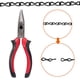 thumbnail image 4 of Paquete de 2 cadenas colgantes para comederos de pájaros, jardineras, linternas y adornos (19,7 pulgadas, negro), 4 of 7