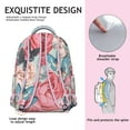 thumbnail image 5 of Fashionable Flowers and Sunflower Design Backpack for Women & Girls - Spacious College Backpack with Multiple Pockets - Water-Resistant School Bag with 15" Laptop Pocket, 5 of 6