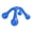 Dark Blue, variant on YIFAEUX Handheld Full Body Massager 4 Legged Pressure Point Deep Tissue Sore Muscles Recovery Physical Therapy Shoulder Arm Neck Back Feet Massage Tool