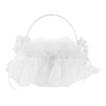 thumbnail image 1 of GOOHOCHY Bridal Shower Favor Basket Rustic Flower Basket With Handle For Celebration 1Set, 1 of 8