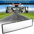 thumbnail image 3 of Espejo retrovisor antideslumbrante para automóvil, ajuste universal, vidrio HD con ángulo amplio panorámico para una visión interior clara, instalación rápida, 3 of 4