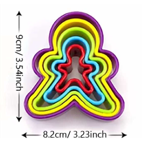 Gingerman  Shaped Cookie Cutters