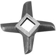 thumbnail image 1 of Meat Grinder Blade, Grinder Cutter, Cross Blades Grinder Blade Cross Shaped Professional Steel Kitchen Meat Grinder Cutter Mincers Cutter Part 8 Replacement Meat Grinder Cutter, 1 of 8