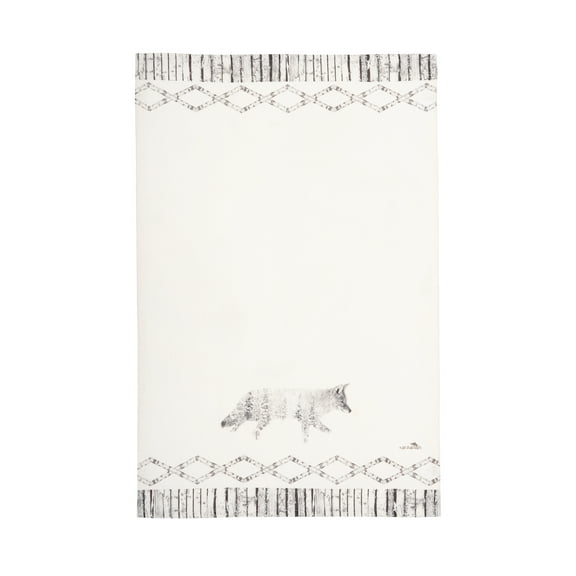 Fox in Forest Printed 100% Cotton Guest Dishtowel
