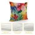 thumbnail image 4 of Qinduosi Outdoor Decorative Throw Pillow Cover, Patio Flower Pillow Cushion Cases for Couch, Sofa, Bed (Insert Not Included) White, 4 of 5