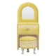thumbnail image 3 of Mini Silla Suave Frannelette Muebles Muebles Decoración Joya de Joyas de Joyería Crema Amarillo, 3 of 7