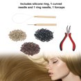 thumbnail image 2 of Juego de herramientas de extensión de cabello Alicates Dispositivo de cuentas de gancho de extrac Abanopi Herramienta de extensión de cabello, 2 of 7