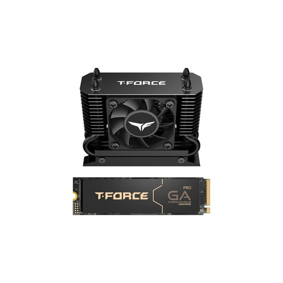 Team Group T-FORCE GA PRO M.2 2280 8TB PCIe Gen5.0x4 with DRAM CACHE with NVMe 3D NAND Internal Solid State Drive (SSD) TM8FGL008TTC133
