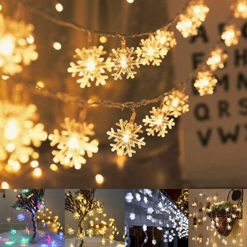20 LED Card Photo Clip String Fairy Lights Battery Christmas Party Wedding Xmas