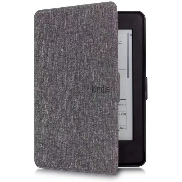 MonsDirect Case Compatible 10th Generation 2019 (MODEL:J9G29R), Smart Auto Wake Sleep Cloth Hard Case Compatible with Amazon Kindle Gen 2019 Release with Front Light, Cloth Gray - Walmart.com