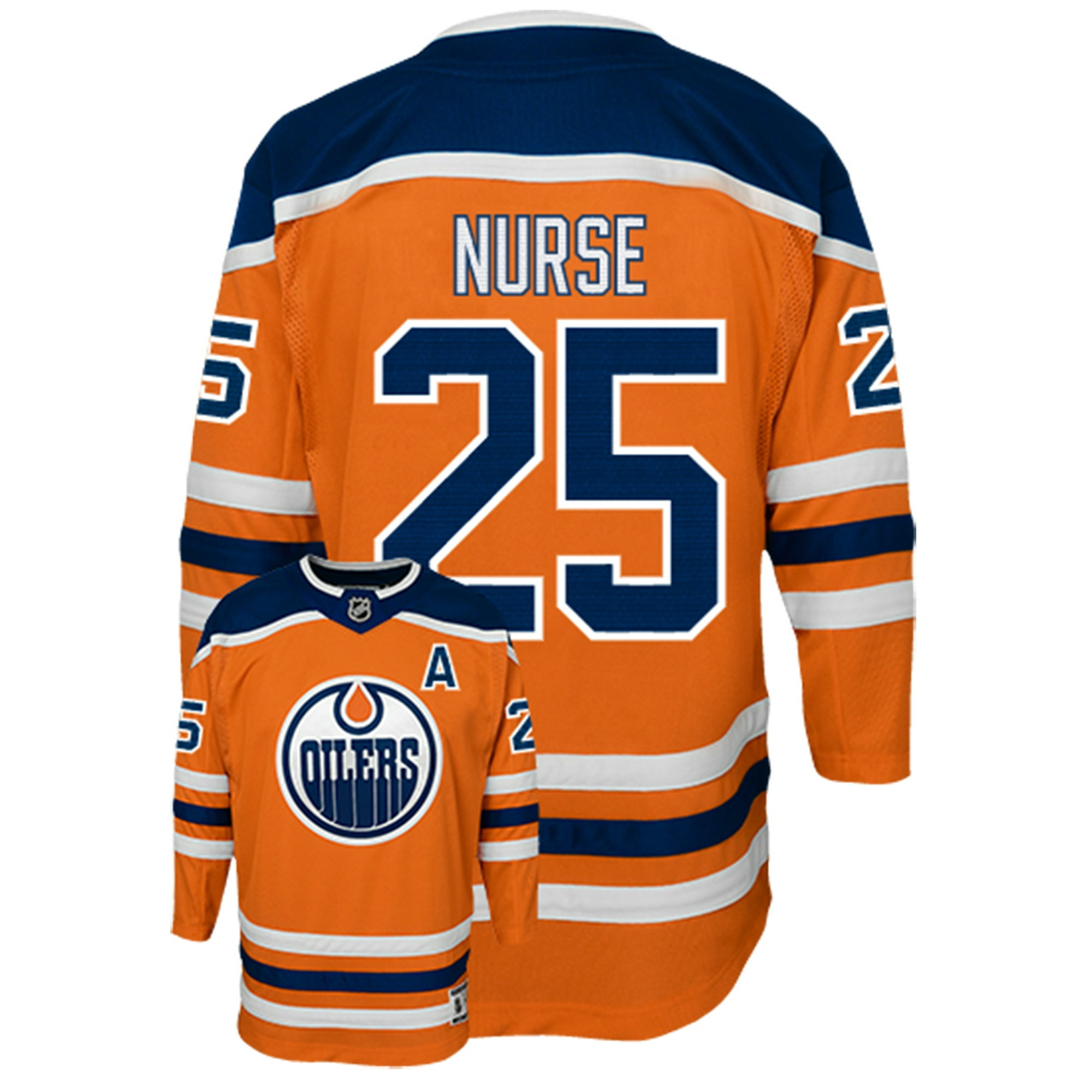 صواحه Darnell Nurse Edmonton Oilers Home NHL Premier Infant Hockey Jersey صواحه
