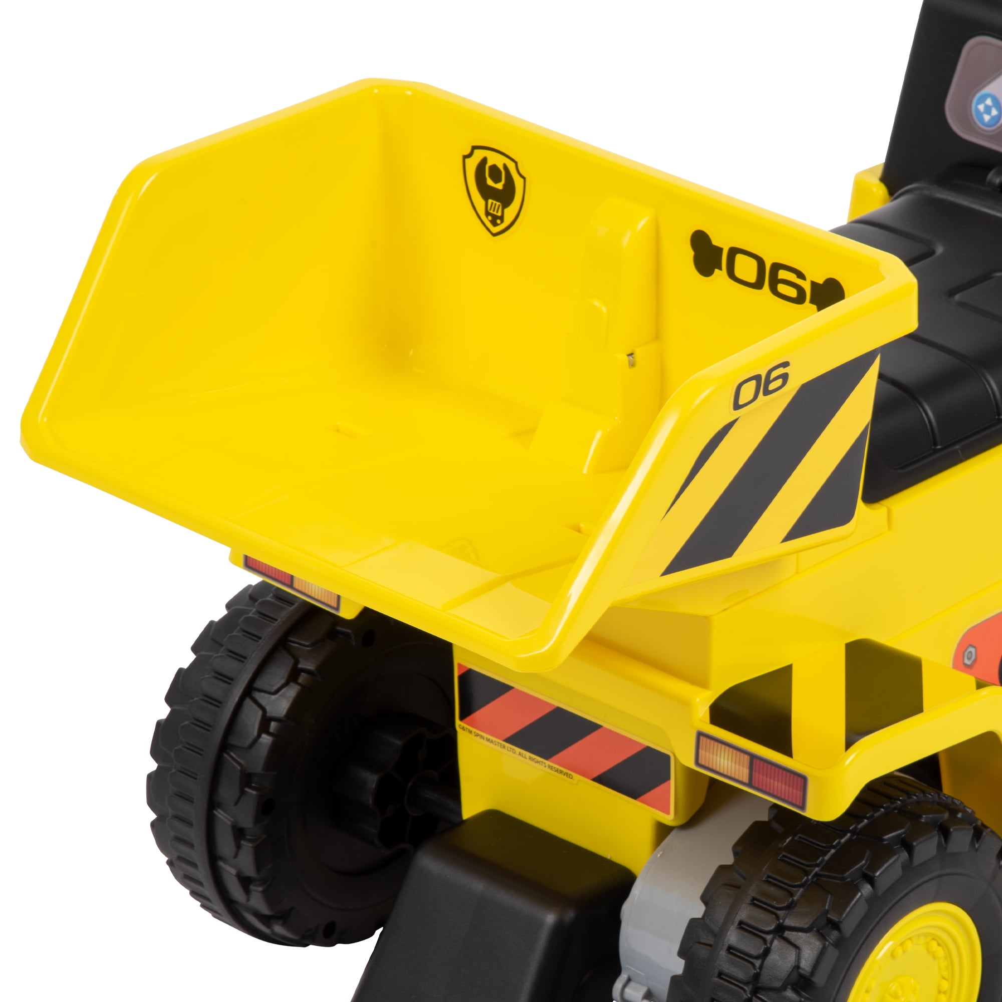6V Huffy Paw Patrol Rubble Ride-On Quad, Toddlers Ages 1.5+ Years, 2MPH