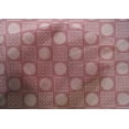 thumbnail image 4 of oneOone Cotton Silk Fabric Stripe & Circle Patchwork Printed Craft Fabric BTY 42 Inch Wide, 4 of 4