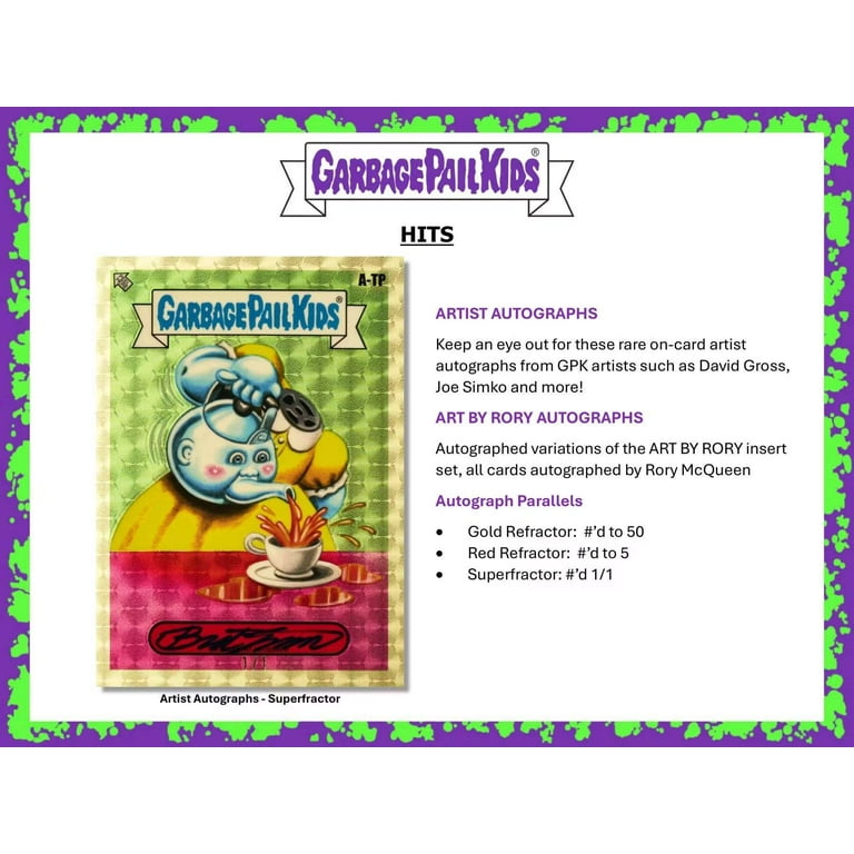 Free Shipping! Topps Garbage Pail Kids Chrome Series 7 Blaster Box
