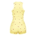 thumbnail image 4 of Laipiong Womens Short Sets 2 Piece Funny Cute Heart Print Sleeveless Tank Top and Shorts Pajama Soft Sleepwear Outfits 2 piece sets for women, 4 of 6