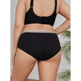 thumbnail image 4 of Mengpipi Women's Cotton Brief Underwear Black, 3-Pack, Size S-XXL, 4 of 4