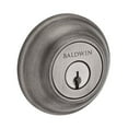 thumbnail image 1 of Baldwin SC.TRD.152 Monocylindre Traditionnel Pêne Dormant Rond Mat Antique Nickel, 1 of 1