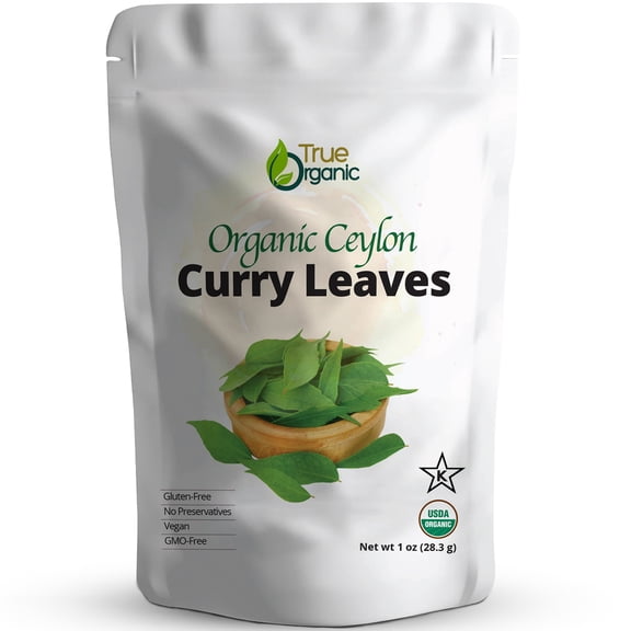 True Organic Ceylon Curry Leaves 1 oz